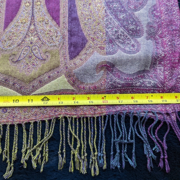 Rectangular scarf / shawl - Picture 4 of 6